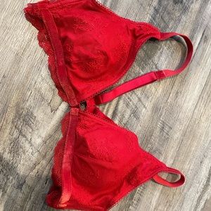 VS SIZE L BRALETTE RED